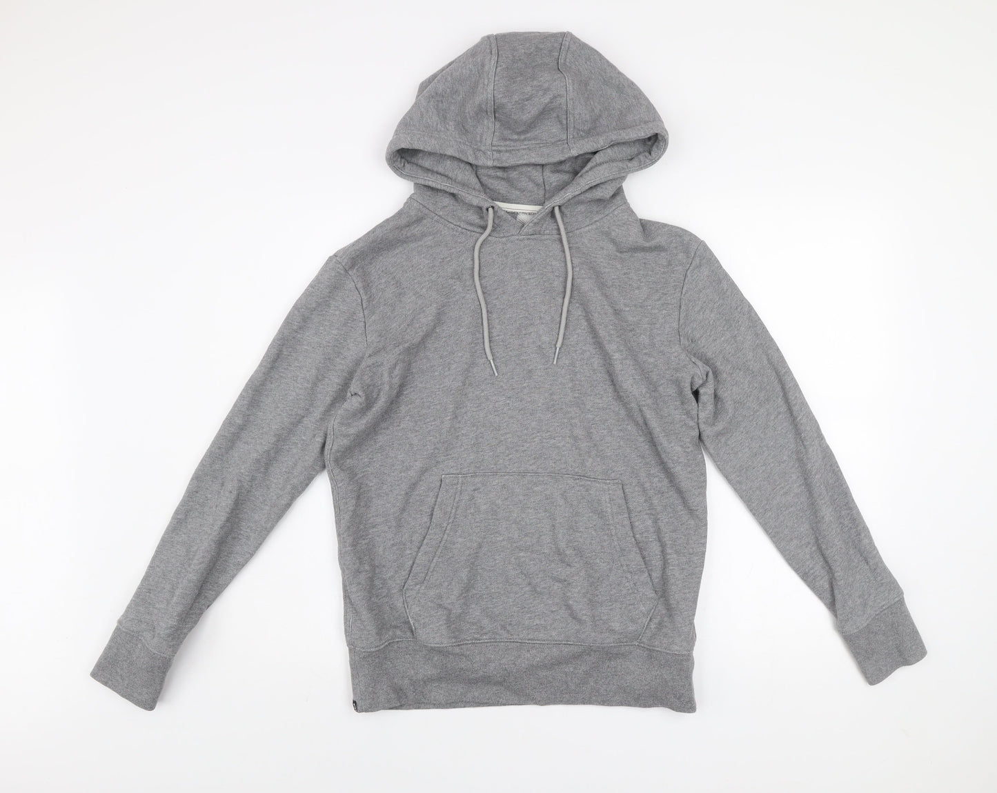 Decathlon Men's Grey Pullover Hoodie M Regular Fit Cotton Blend