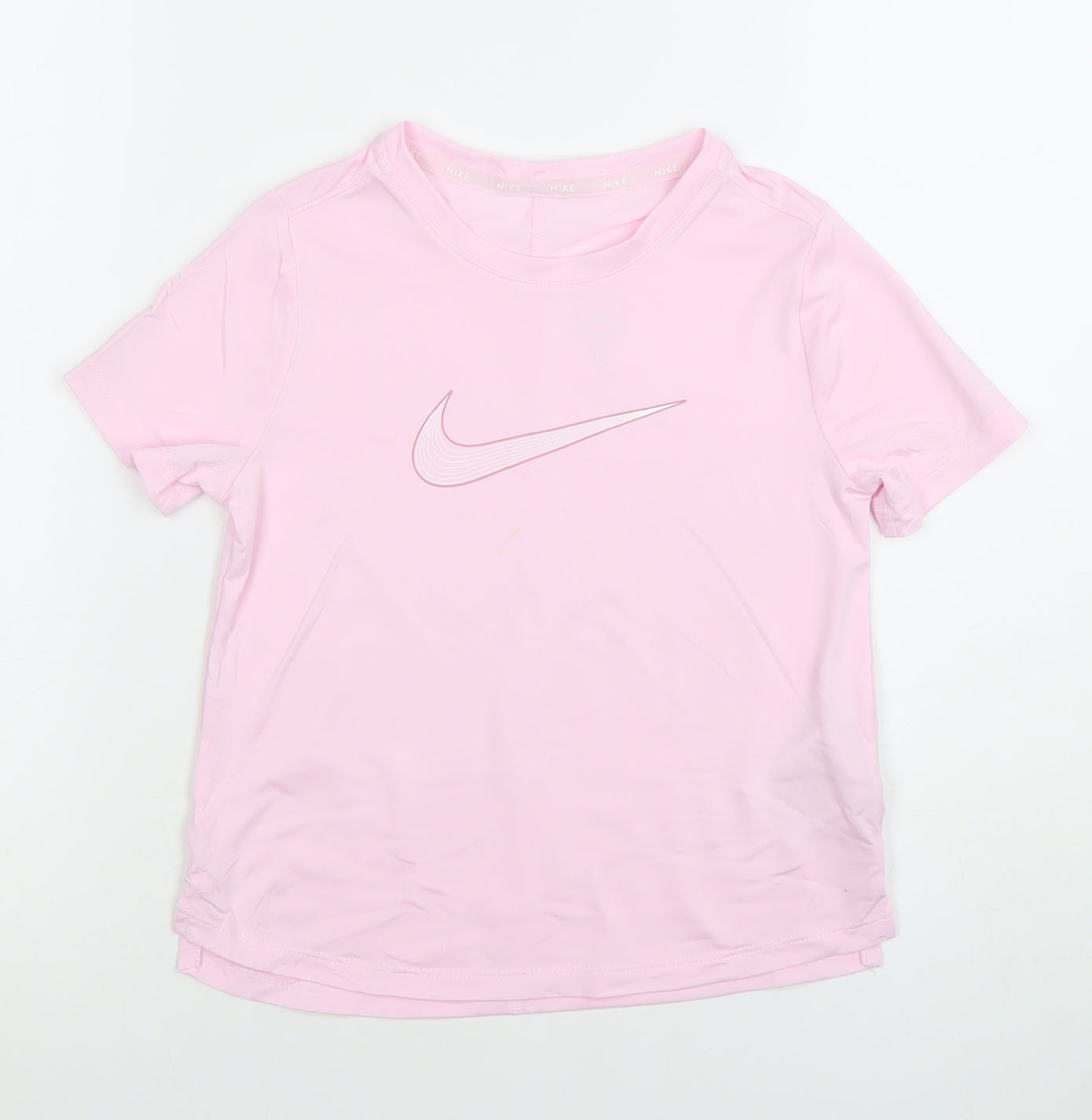 Nike Girls Pink Dri-Fit Short Sleeve Activewear T-Shirt XS