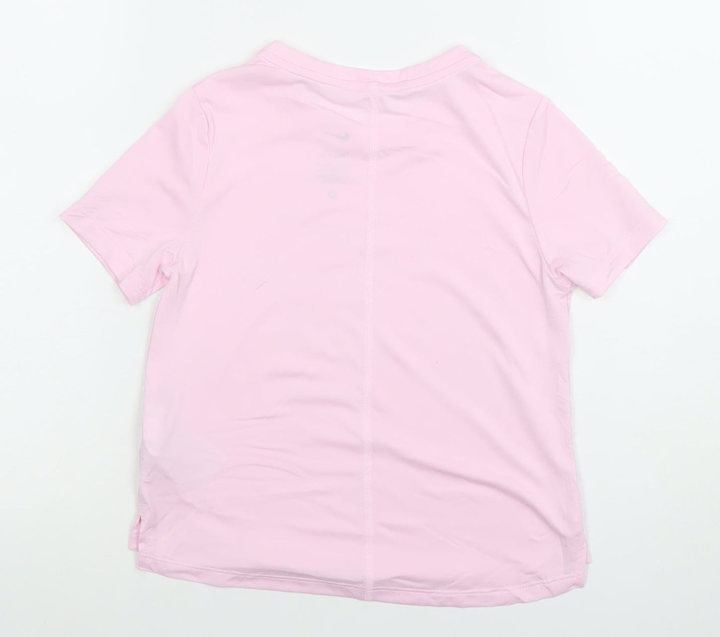 Nike Girls Pink Dri-Fit Short Sleeve Activewear T-Shirt XS