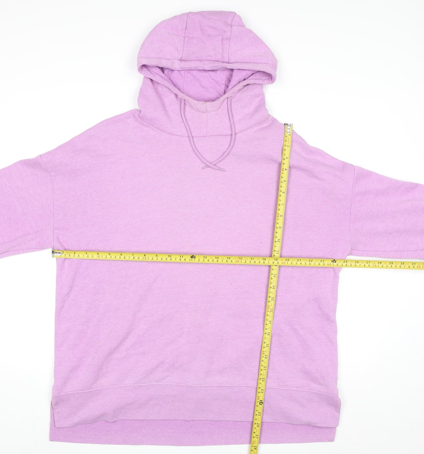 Dunnes Women’s Pink Pullover Hoodie Size L Cotton Blend