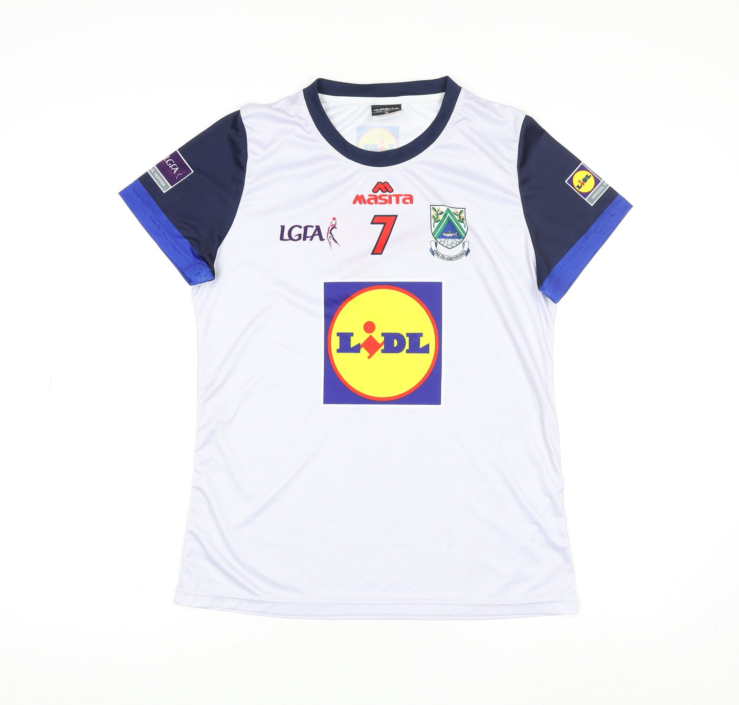 Masita Men's White Football Jersey T-Shirt Size 14 Athletic Fit