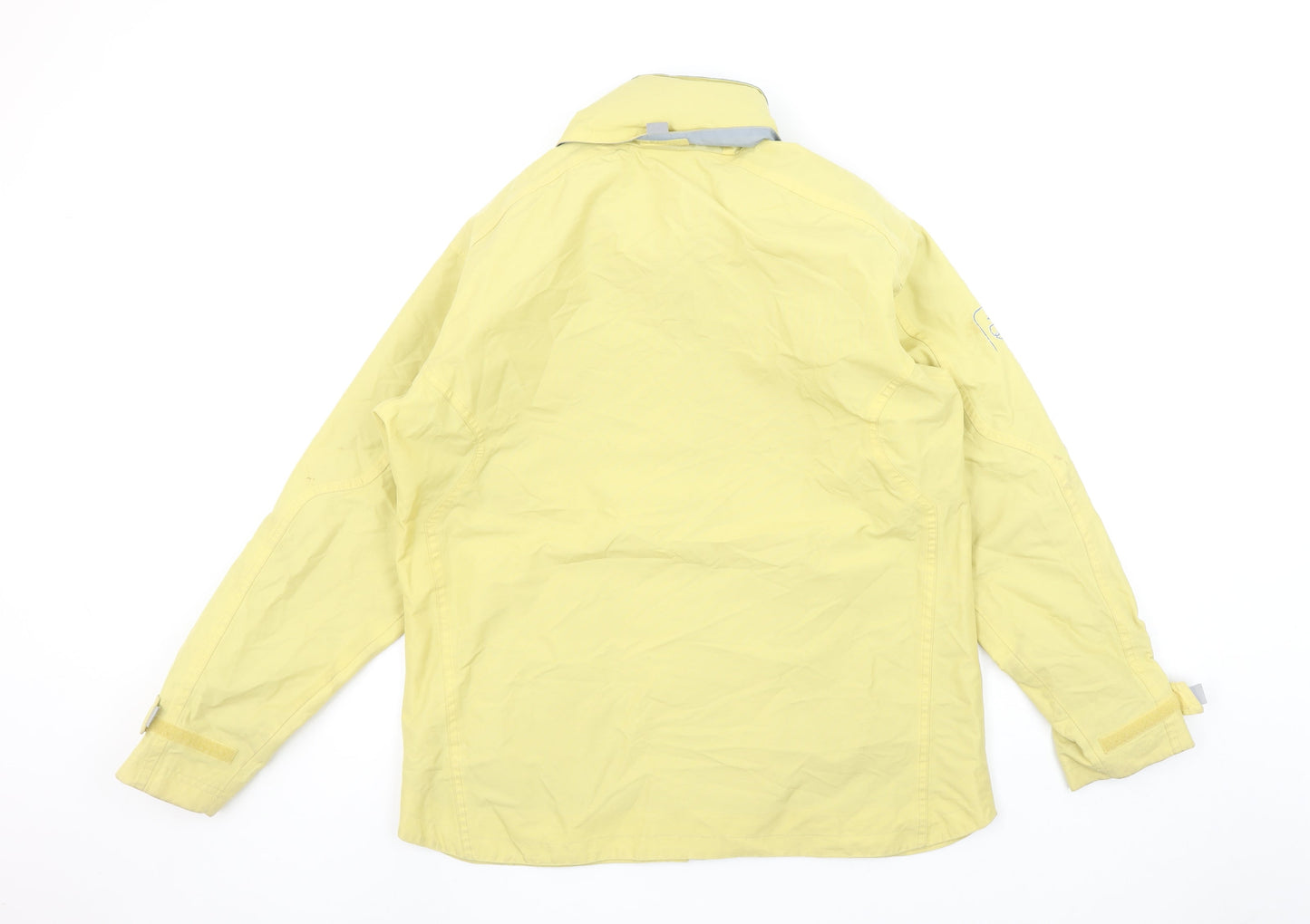 Tribord Women's Yellow Waterproof Rain Jacket Size L Outdoor Coat