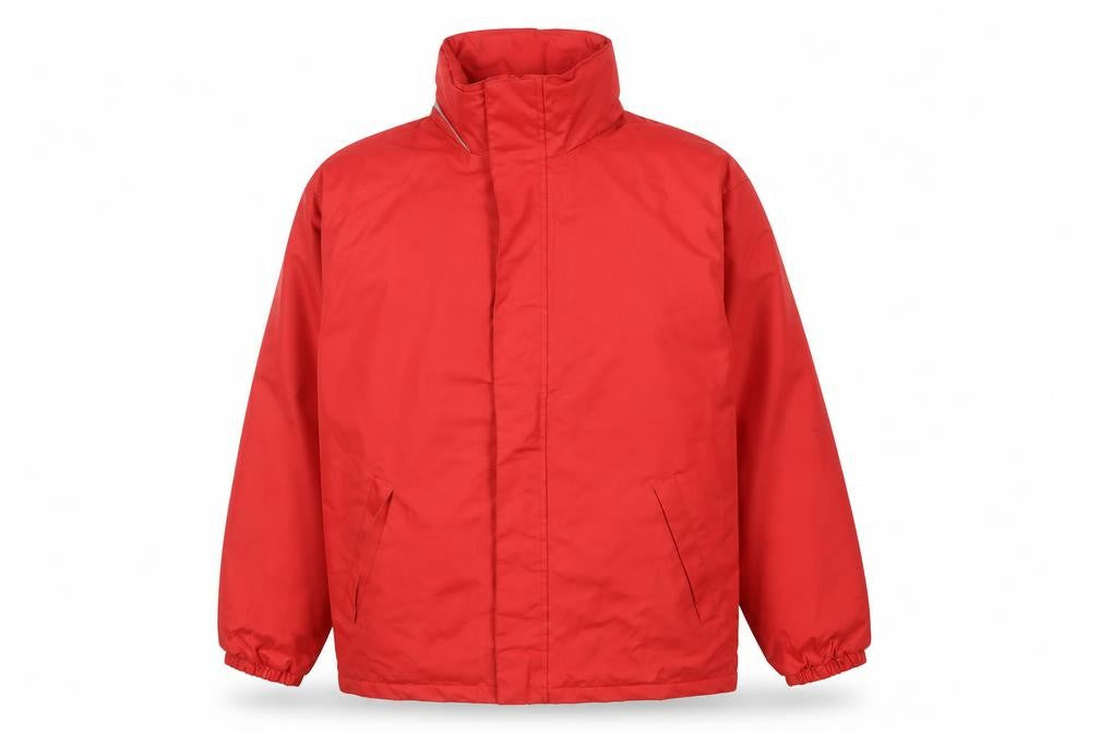R206X Men’s Red Full Zip Lined Lightweight Jacket XL