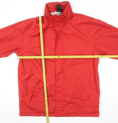 R206X Men’s Red Full Zip Lined Lightweight Jacket XL