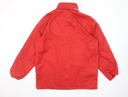R206X Men’s Red Full Zip Lined Lightweight Jacket XL