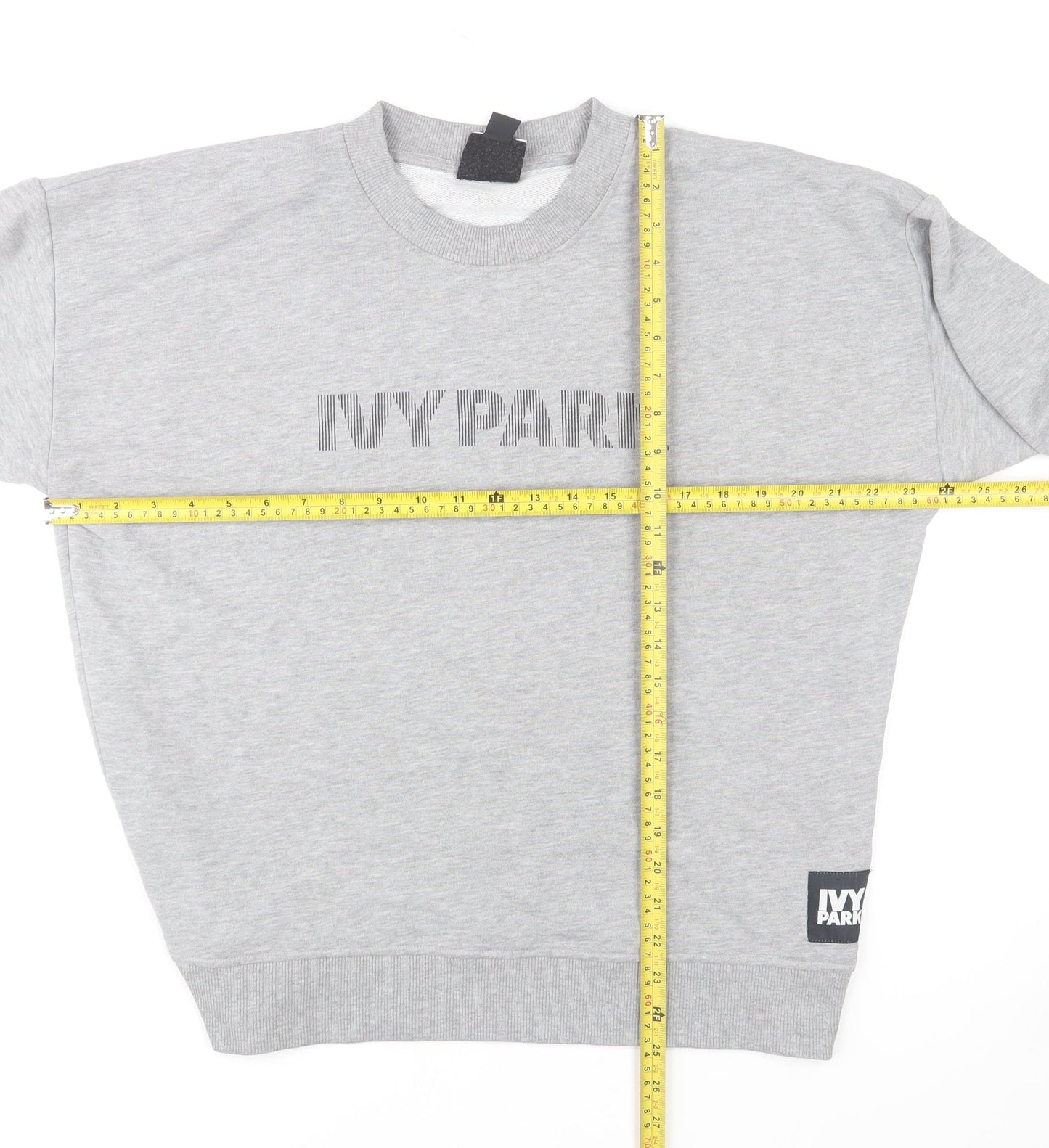 IVY PARK Men’s Grey Crew Neck Pullover Sweatshirt M
