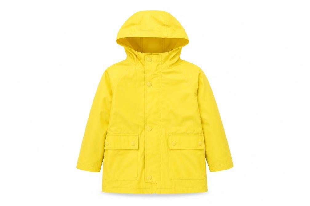 Baby GAP Boys Yellow Hooded Waterproof Rain Coat 4 Years