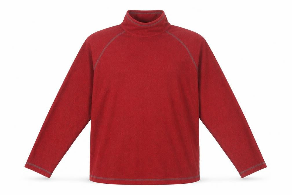Regatta Mens Red Fleece 1/2 Zip Pullover Sweatshirt Size L