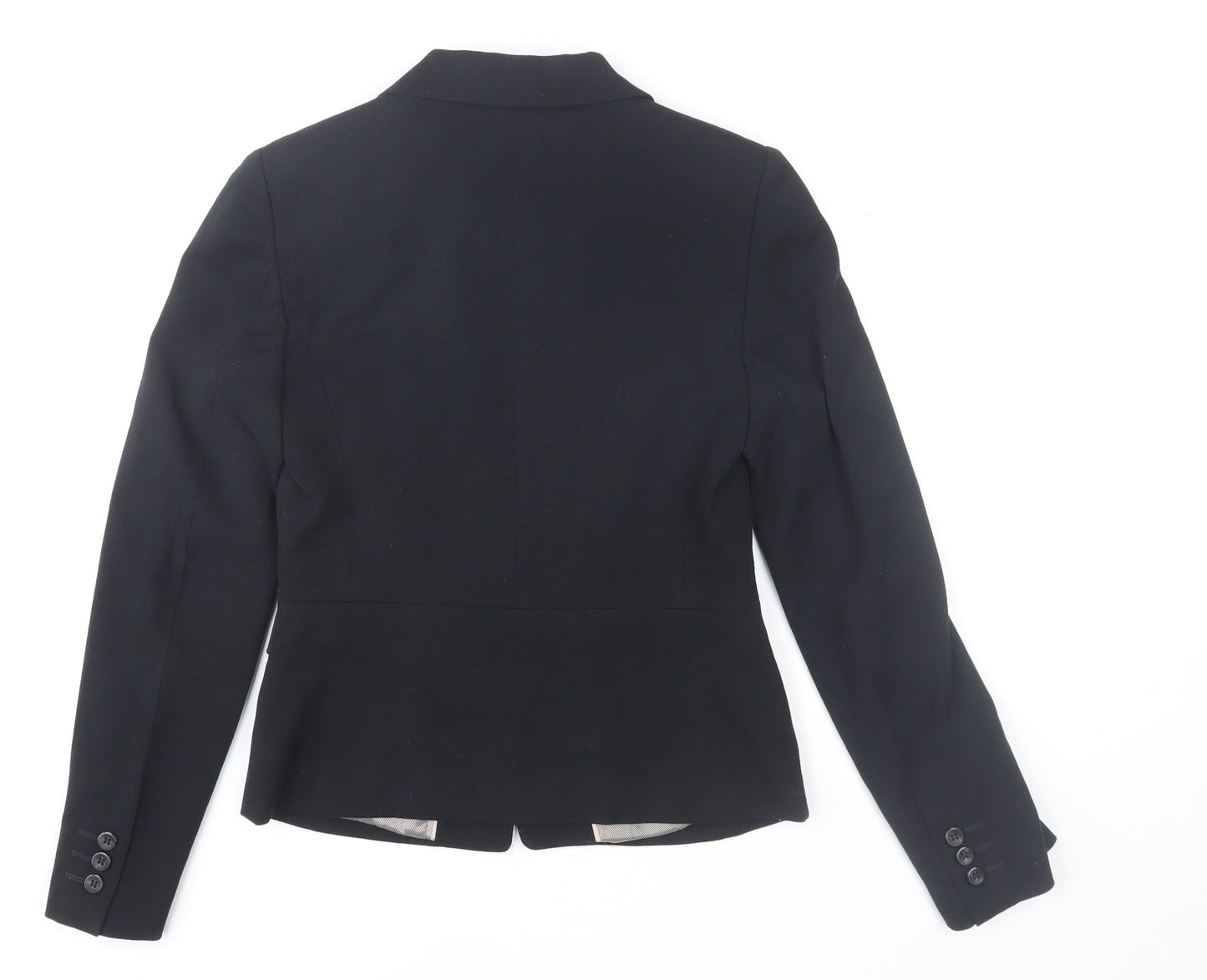 Marks and Spencer Women's Black Blazer Jacket Size 6 Slim Fit
