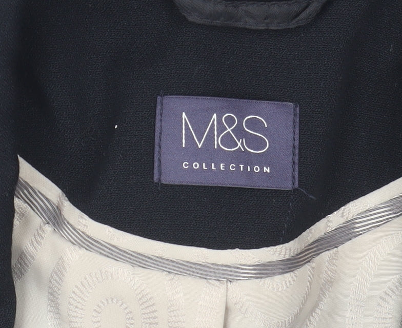 Marks and Spencer Women's Black Blazer Jacket Size 6 Slim Fit