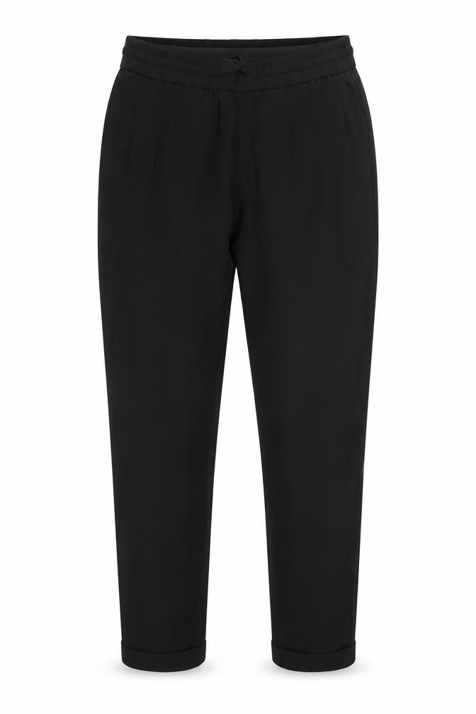 Trenery Women’s Black Jogger Trousers Size 6 Elastic Waist