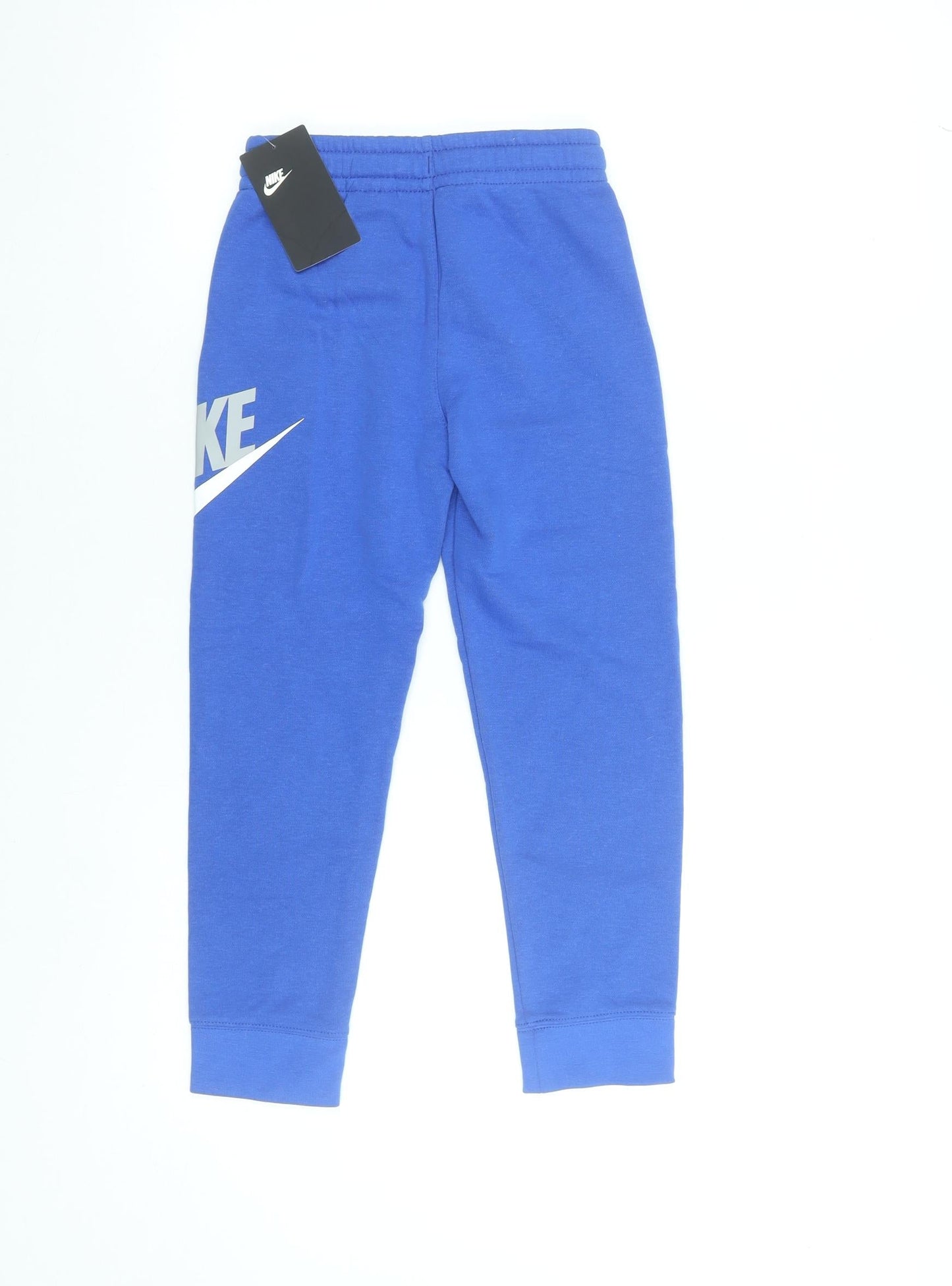 Nike Boys Blue Jogger Trousers 7 Years Cotton Blend Sportswear