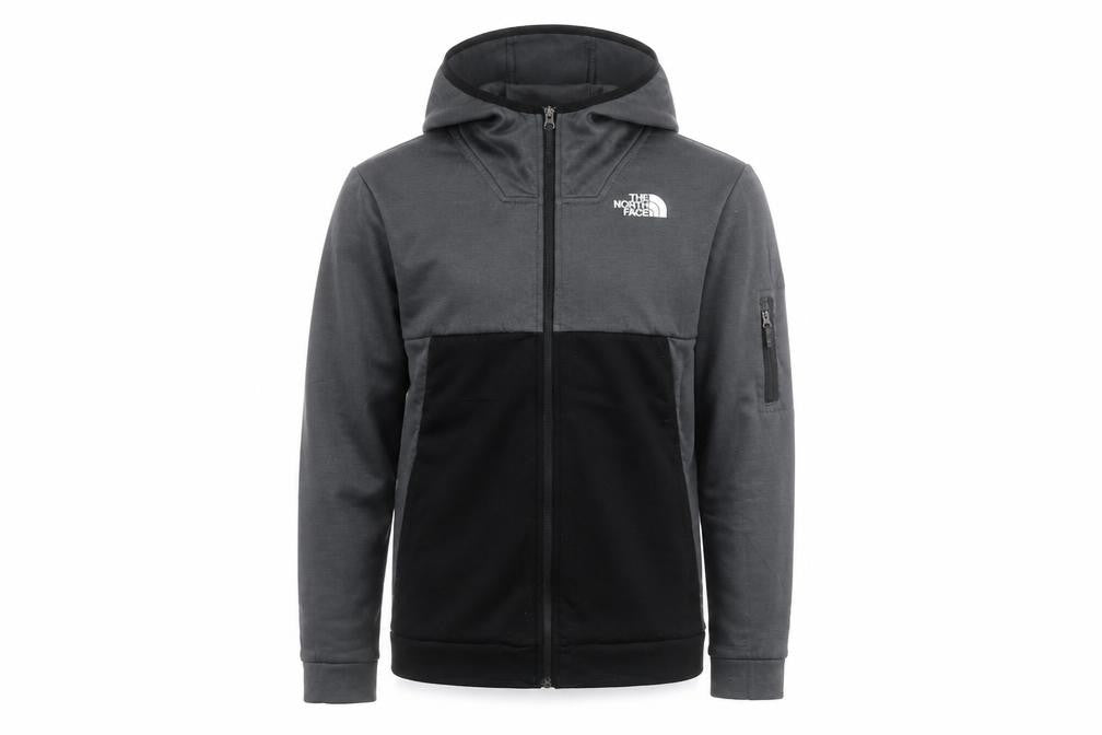 The North Face Boys Grey Full Zip Fleece Hoodie Size 18-20 Years