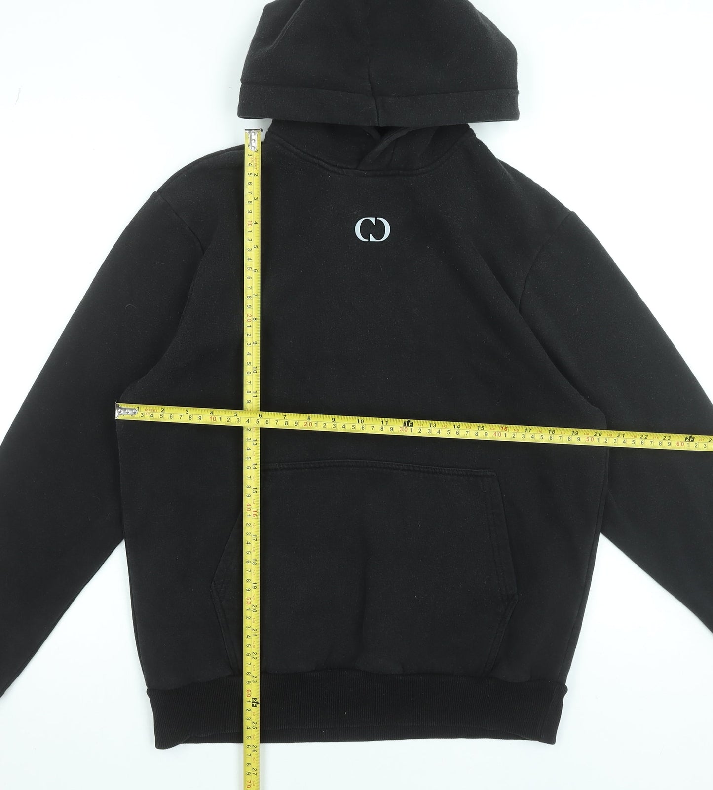 Criminal Damage Men's Black Pullover Hoodie Size S Regular Fit