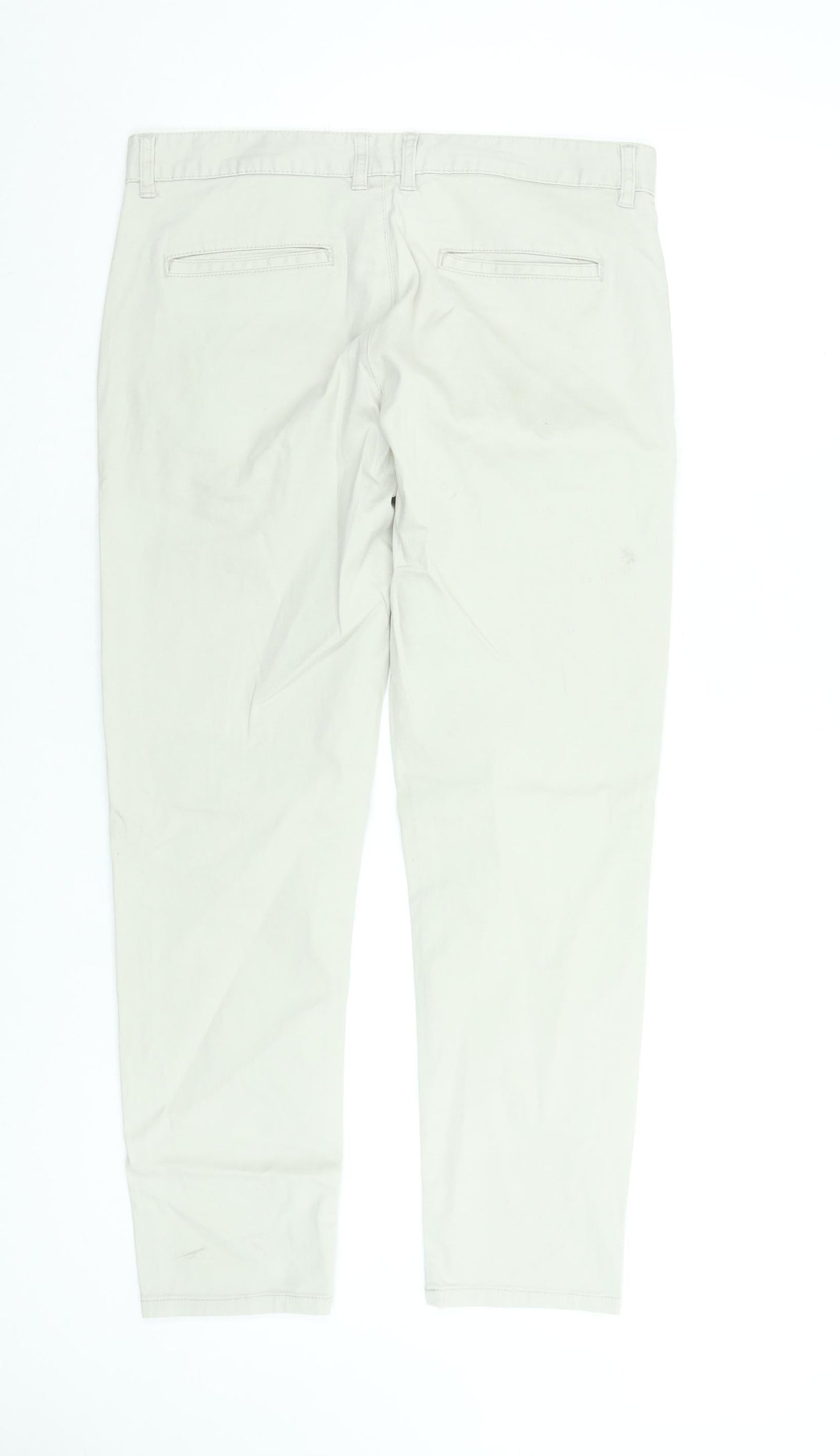 Denim Co Men Beige Slim Fit Chino Trousers W32 L30