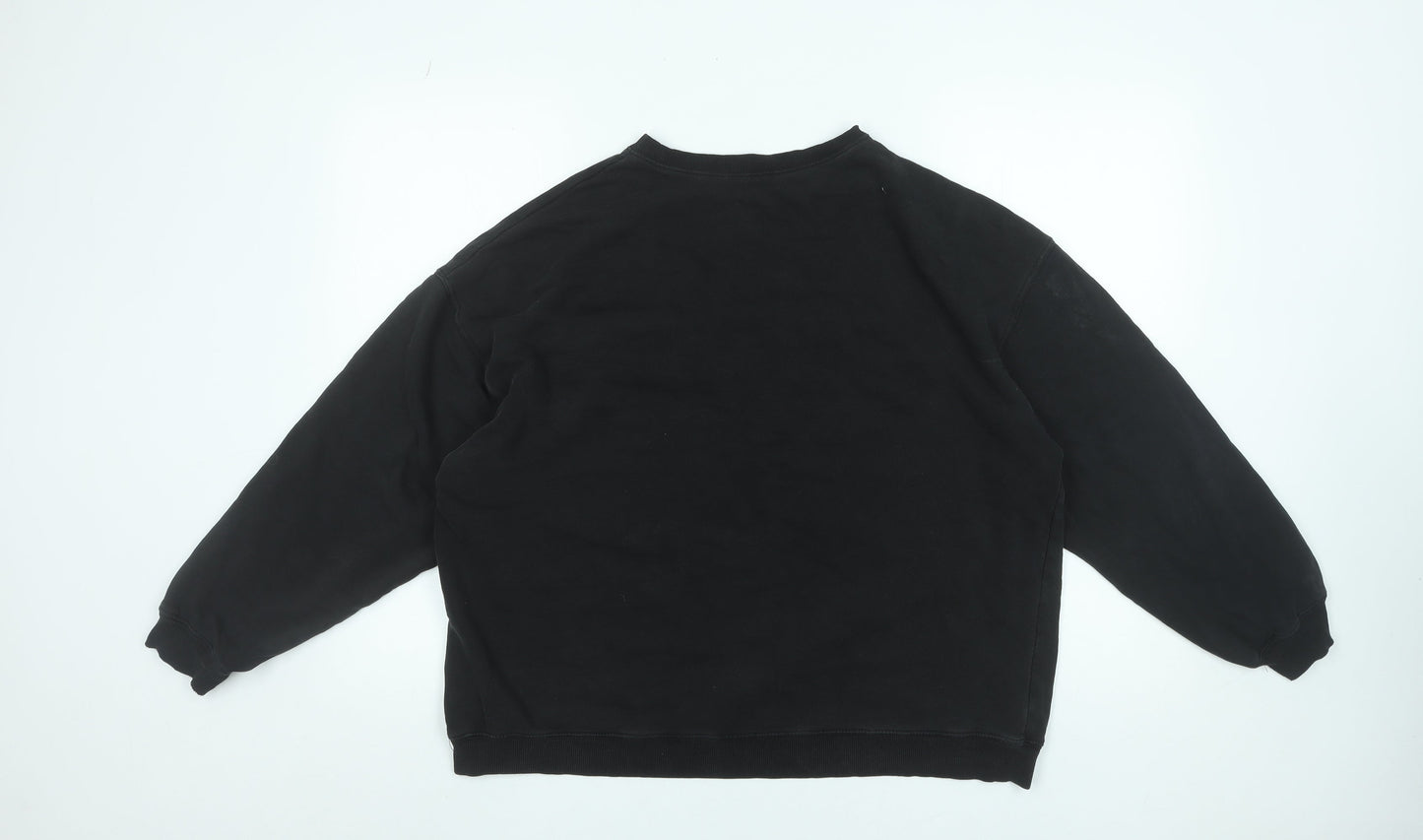 UCLA Women’s Black L Sweatshirt Pullover Crew Neck Cotton Blend