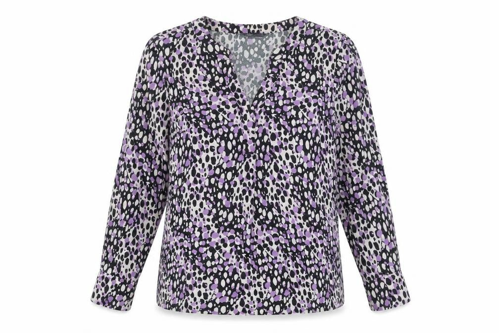 Marks & Spencer Women's Multicoloured Animal Print Long Sleeve Blouse Size 12