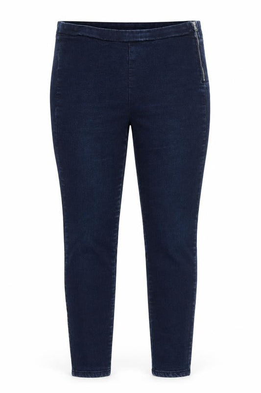 Savida Women’s Blue Slim Fit Jegging Jeans Size 12 Zip Detail