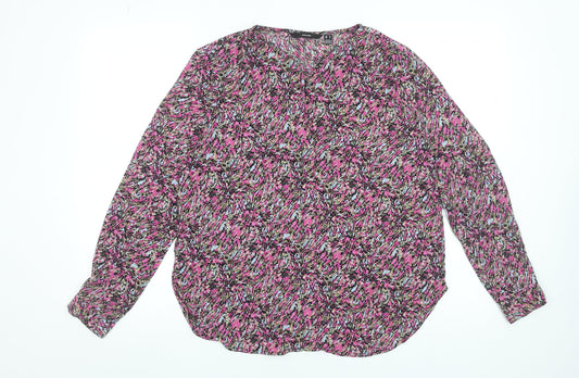 Vero Moda Women’s Multicoloured Tunic Blouse Size M Long Sleeve