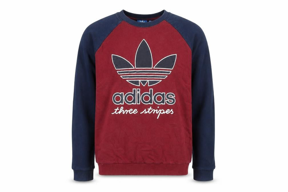 Adidas Boys Multicoloured 11-12 Years Pullover Sweatshirt Crew Neck Logo