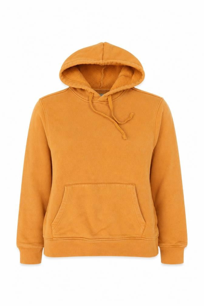 Organic Basics Women’s Brown Pullover Hoodie Size S Organic Cotton