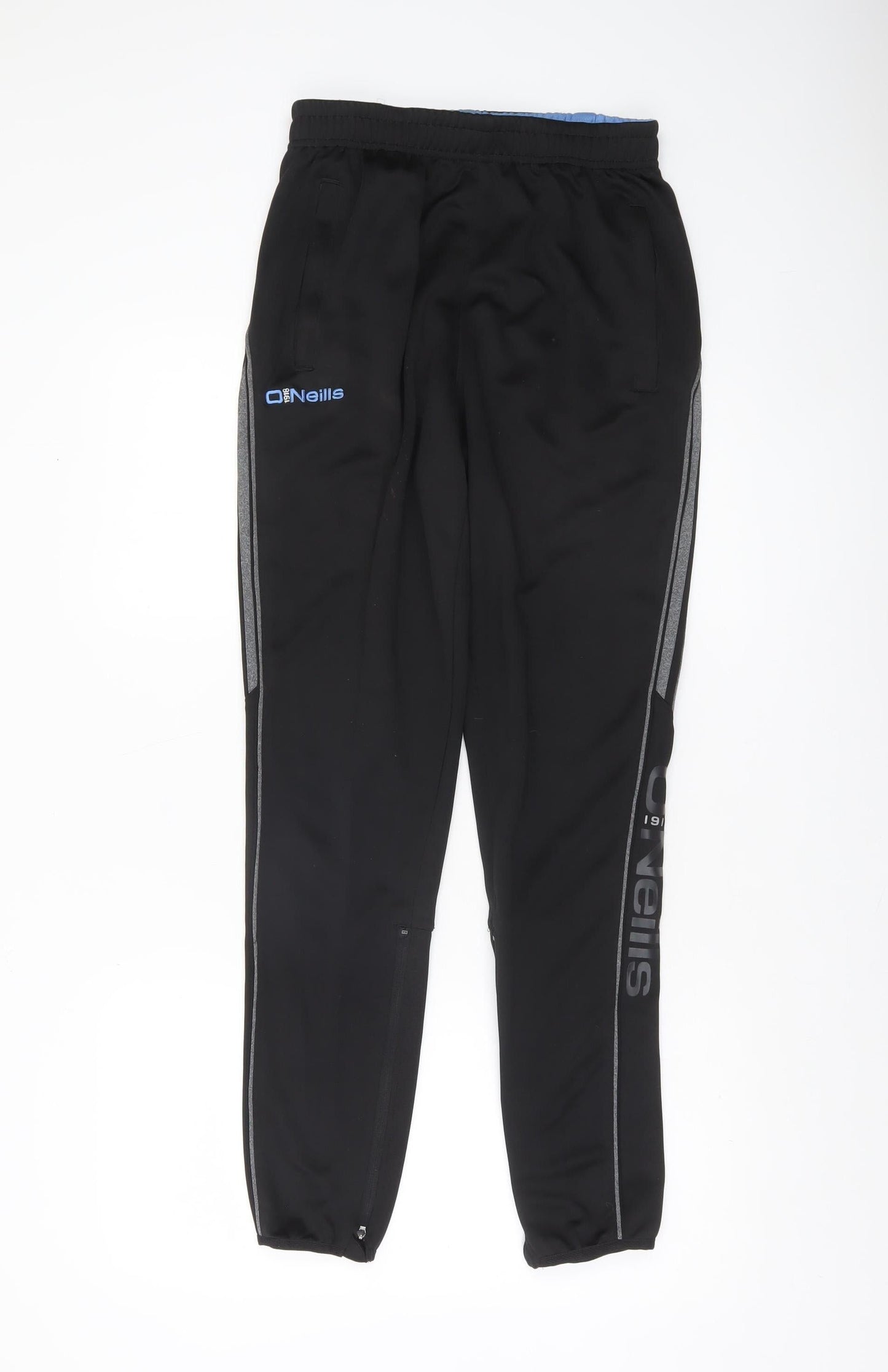 O’Neills Men’s Black Jogger Track Pants Size Small Polyester Tapered Fit