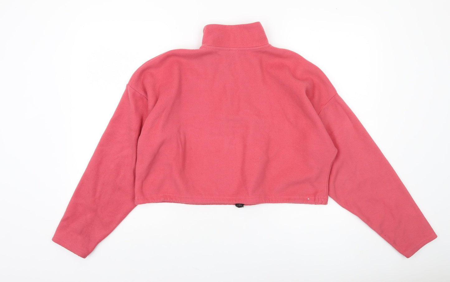 Urban Outfitters Women Pink Fleece 1/2 Zip Pullover Sweatshirt M