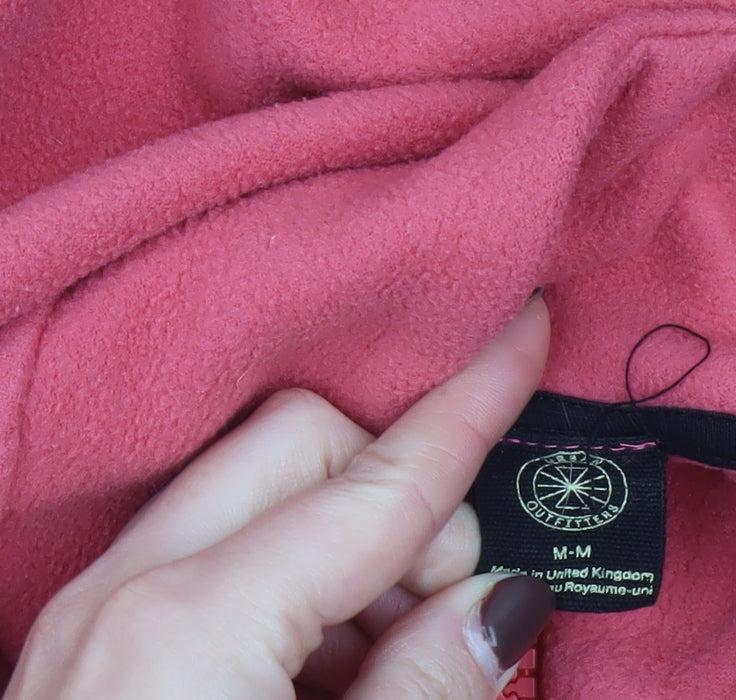 Urban Outfitters Women Pink Fleece 1/2 Zip Pullover Sweatshirt M