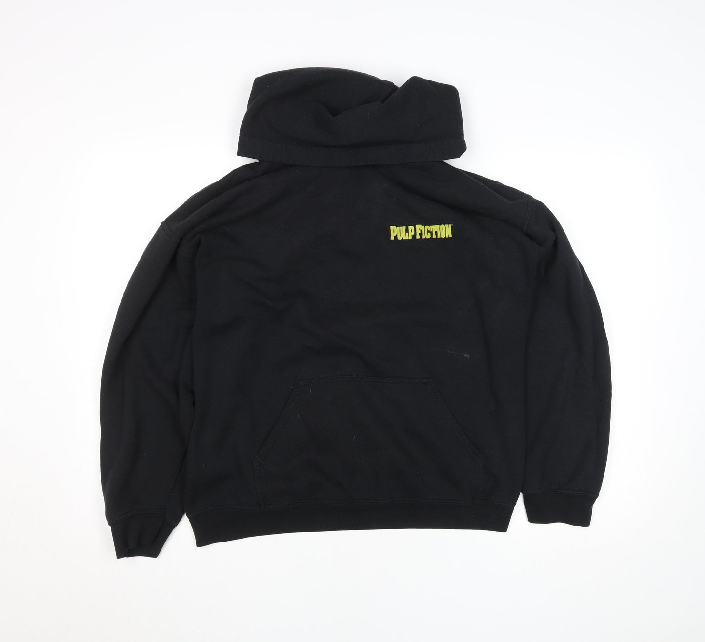 Pulp Fiction Black Hoodie Small Women Unisex Miramax Graphic Print