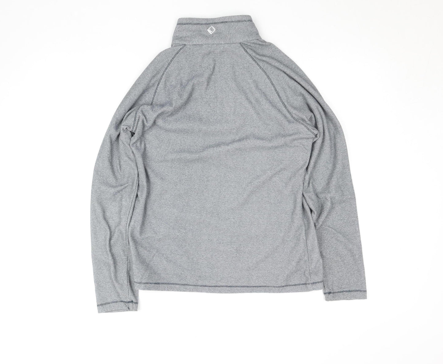 Regatta Great Outdoors Grey 1/2 Zip Long Sleeve Women's Pullover UK 10