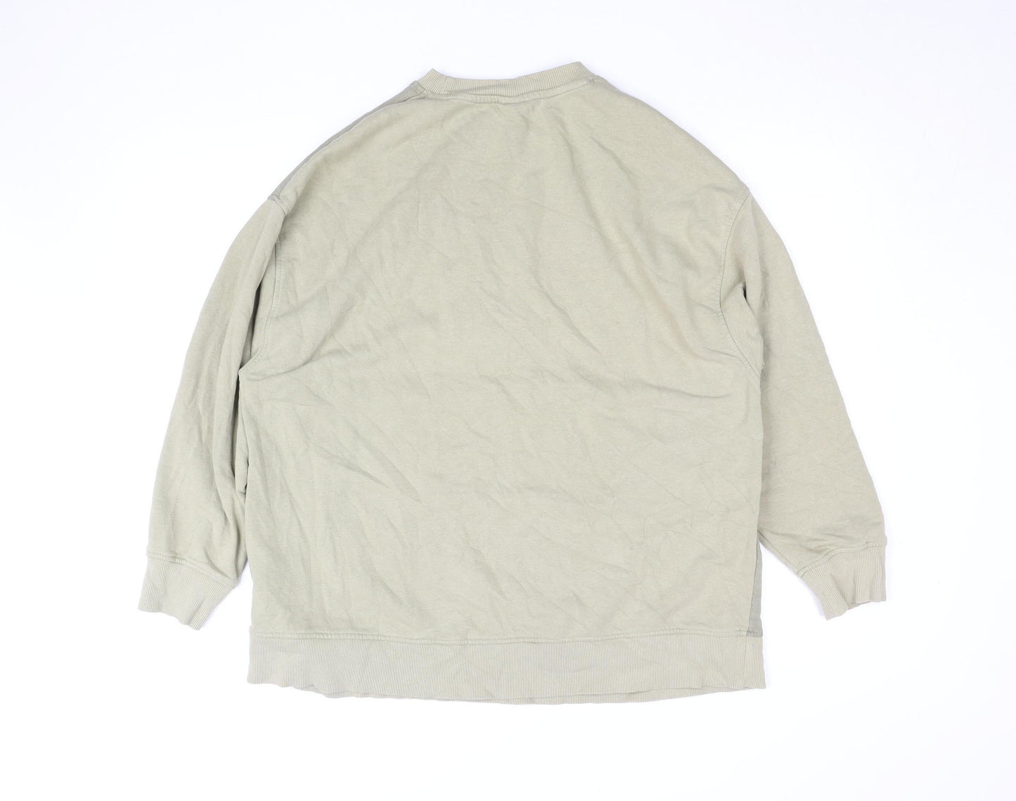 H&M Women's Beige Mount Rainier Graphic Pullover Sweatshirt Size S