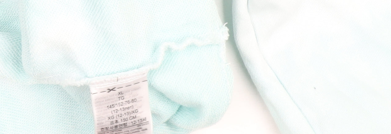 GAP Kids Girls Blue Pullover Hoodie XL (12-13 Years) Cotton Blend