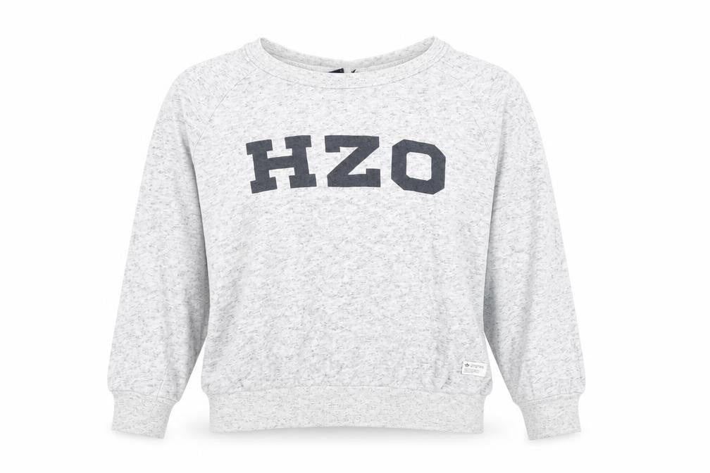 Adidas Originals Womens Grey Size 14 Cotton Blend Pullover Sweatshirt