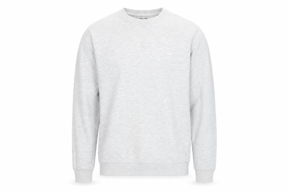 Easy Men's Grey Small Pullover Crew Neck Sweatshirt