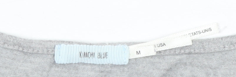 Kimchi Blue Women's Grey Ruffle Camisole Tank Top M