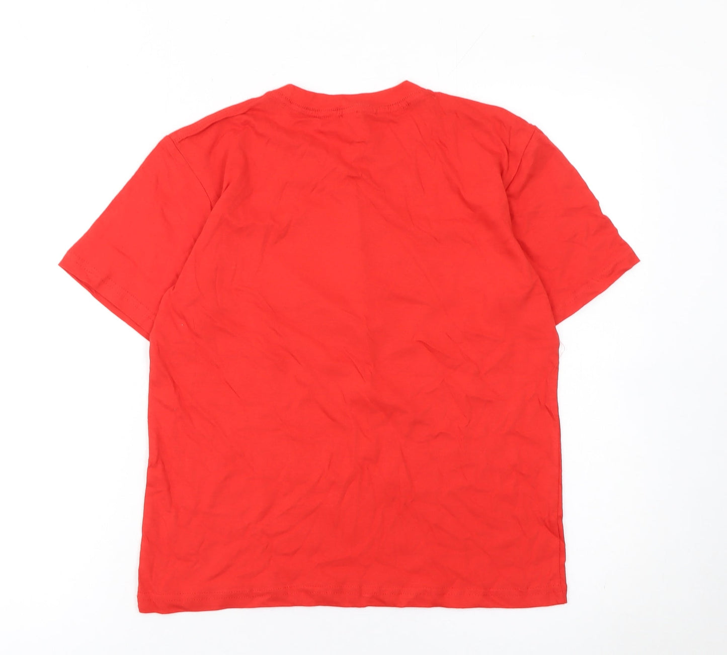 Casual Classics Boys Red 12-13 Years Red Nose Day Graphic Cotton T-Shirt