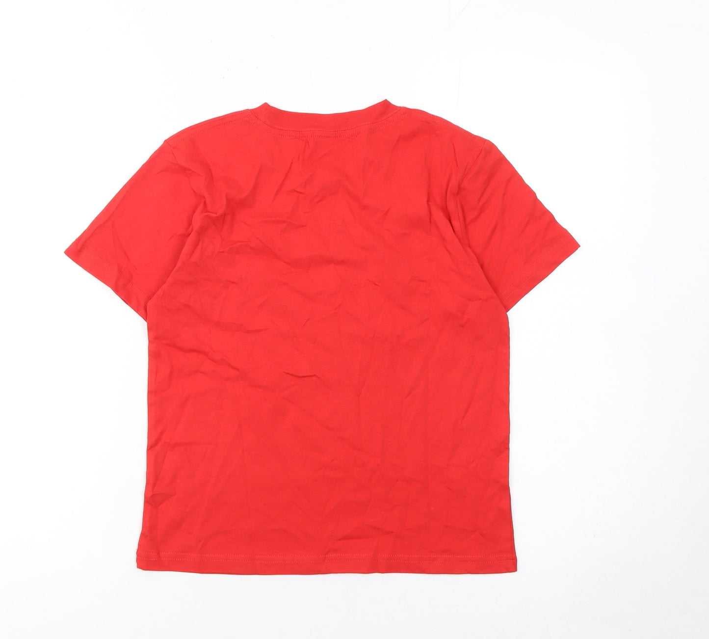 Casual Classics Boys Red 7-8 Years Red Nose Day Graphic Cotton T-Shirt