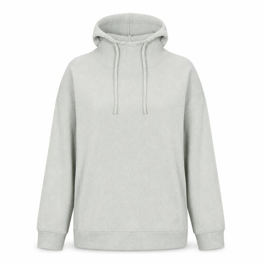 FatFace Women’s Grey Hooded Pullover Jumper Size 10 Cotton Blend