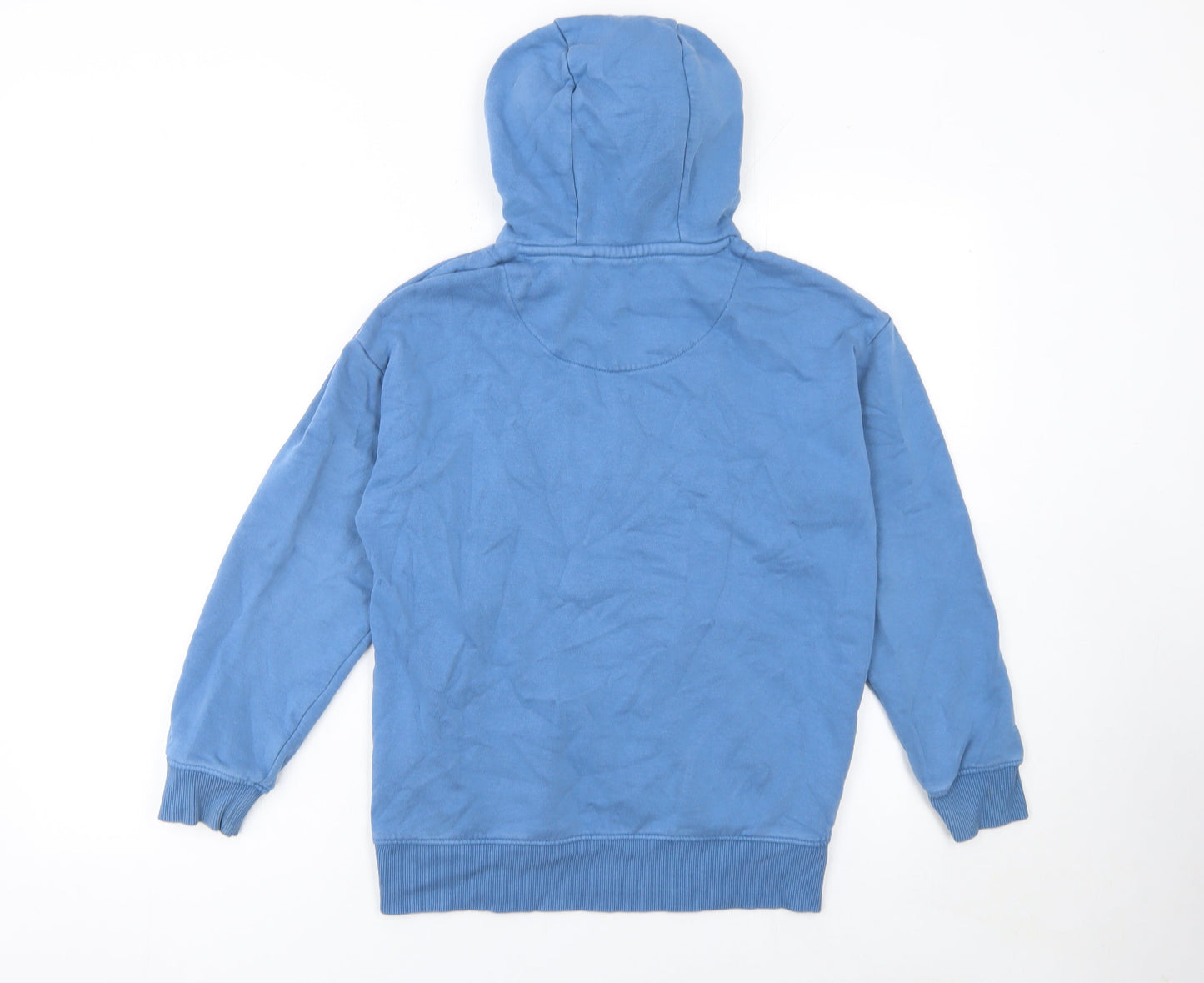 F&F Boys Blue West Coast Pullover Hoodie 11-12 Years Cotton Blend