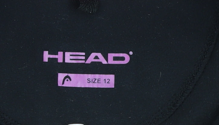HEAD Women's Black Size 12 Fleece Full Zip Active Jacket
