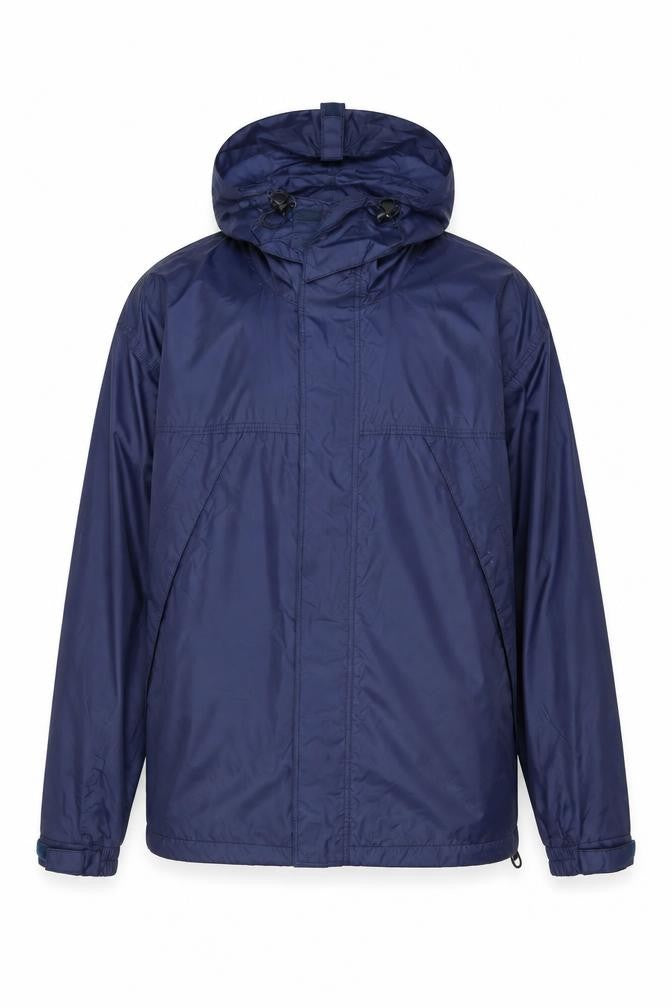 Rock Ice Men's Blue Hooded Waterproof Windproof Jacket L