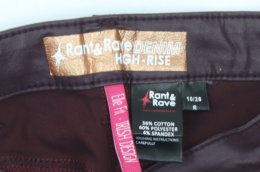Rant & Rave Women's Brown High Rise Skinny Jeggings Size 10