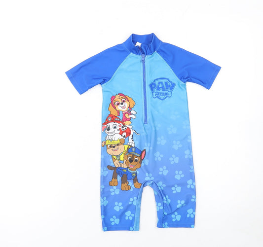 Dunnes Stores Boys Blue PAW Patrol One Piece Swimsuit 2 Years