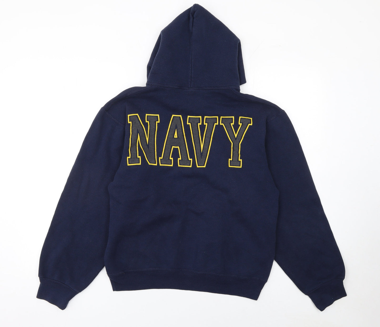 Soffe Womens Navy Blue US Navy Pullover Hoodie Size S Cotton Blend