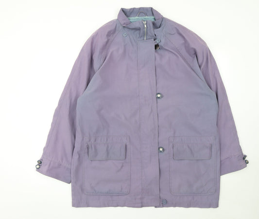 The Dales Collection Women's Purple XL Rain Coat Jacket