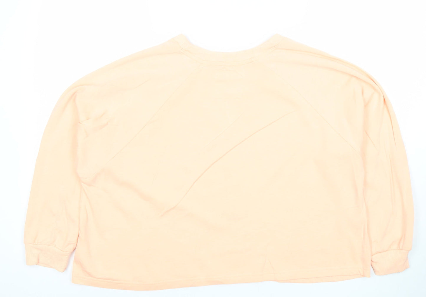FRIENDS Central Perk Peach Sweatshirt Women S Crew Neck Cotton Blend