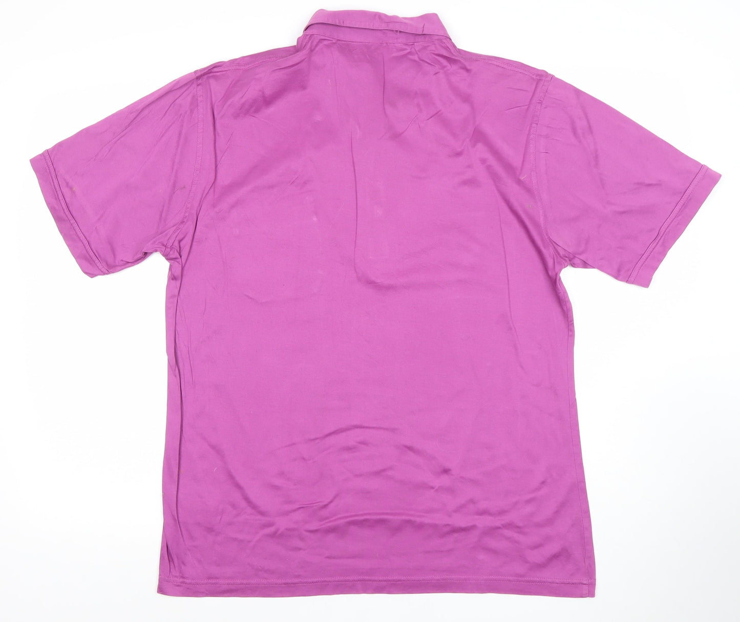 Farah Men's Purple XL Cotton Short Sleeve Polo Shirt