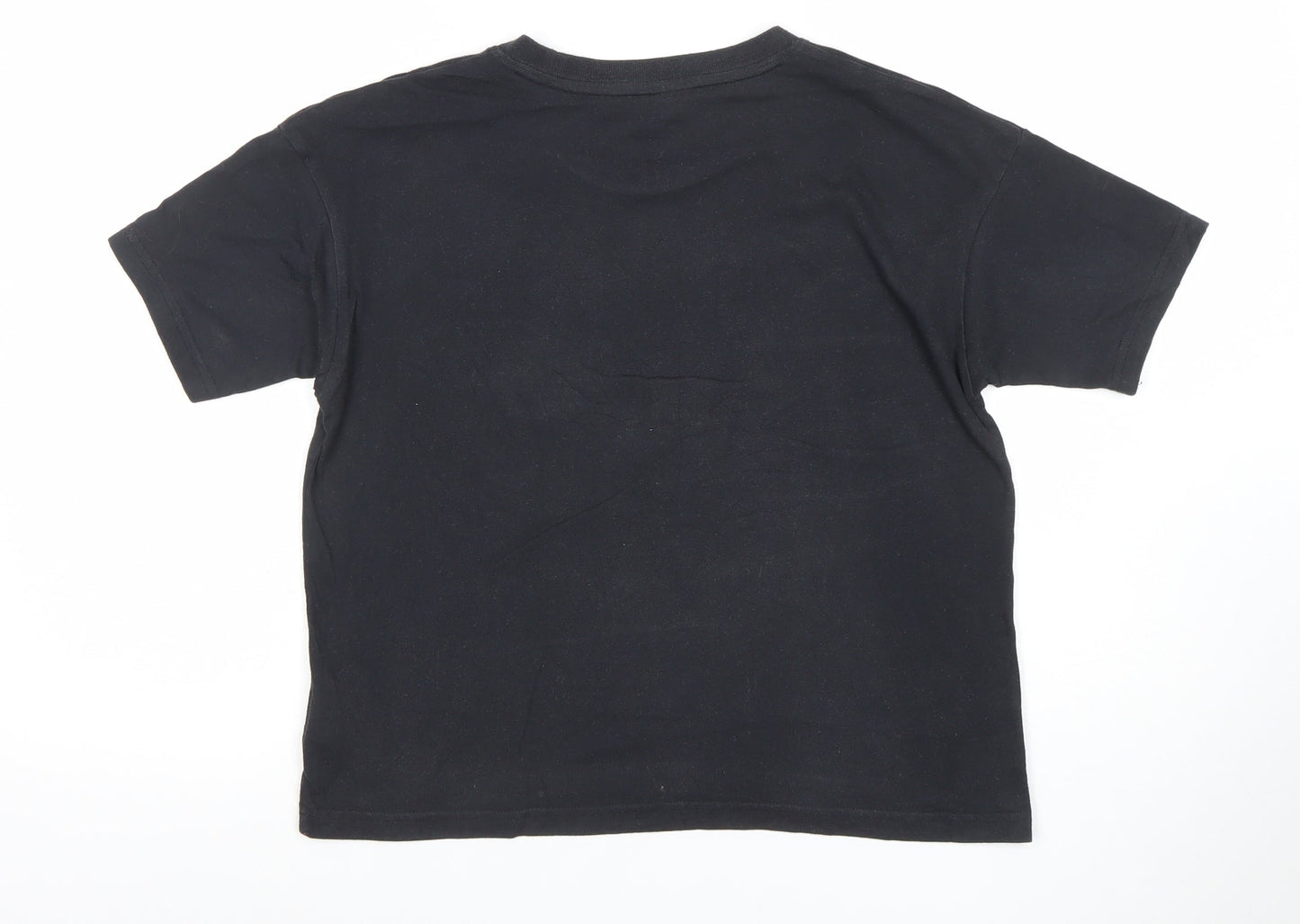 New Balance Women's Black XS Short Sleeve Cotton Blend Basic Logo T-Shirt