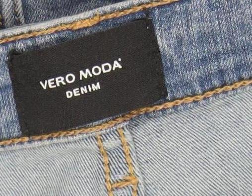 Vero Moda Women’s Blue Skinny Denim Jeans Size 12 Slim Fit