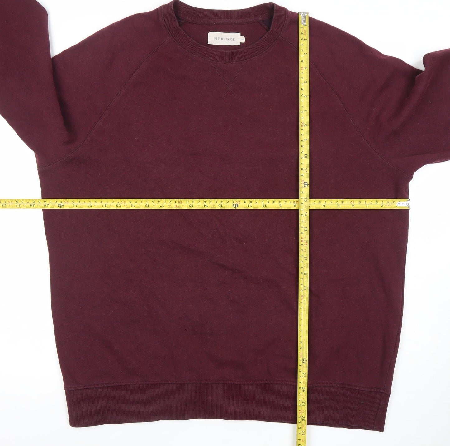 Pier One Mens Brown 2XL Crew Neck Pullover Sweatshirt